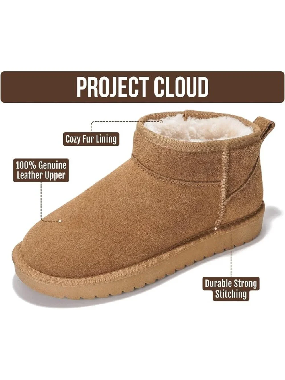 Womens Wheat Suede Cloud Water Resistant Genuine Leather Comfortable Ankle Boots